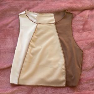 SHEIN patch brown tank top